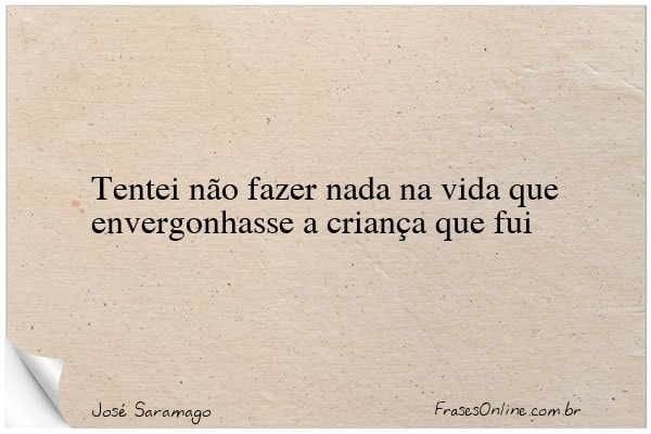 Frase de José Saramago