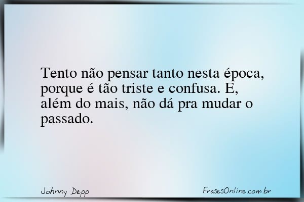 Frase de Johnny Depp