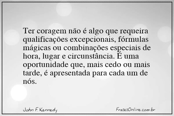 Frase de John F. Kennedy