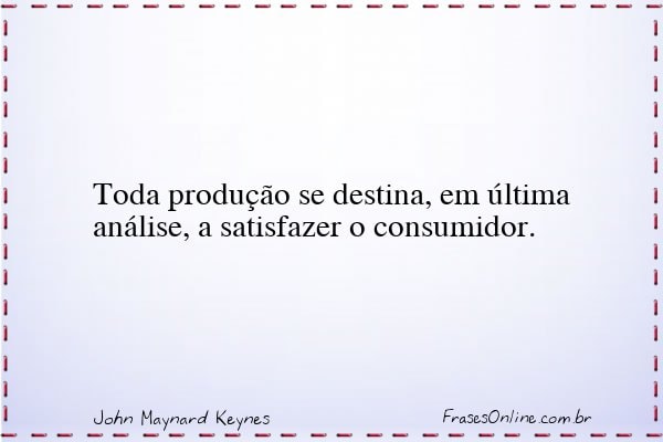 Frase de John Maynard Keynes