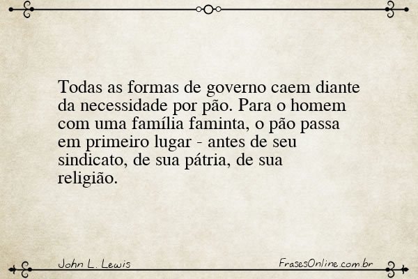 Frase de John L. Lewis