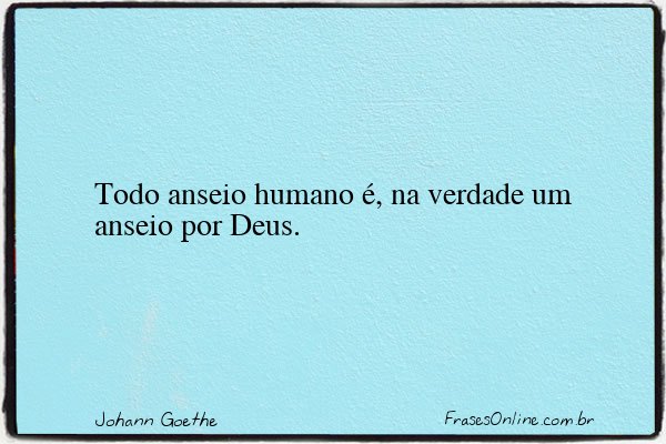 Frase de Johann Goethe