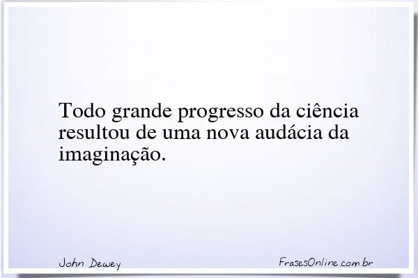 Frase de John Dewey