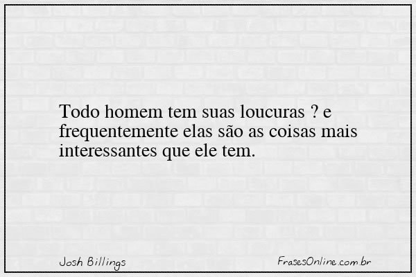 Frase de Josh Billings