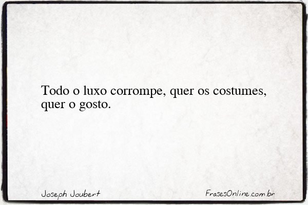 Frase de Joseph Joubert