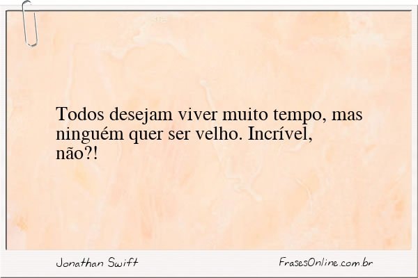 Frase de Jonathan Swift