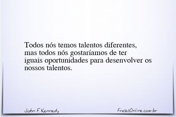 Frase de John F. Kennedy