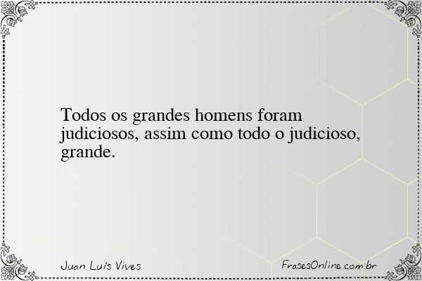 Frase de Juan Luís Vives