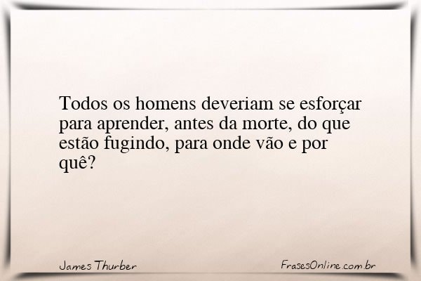 Frase de James Thurber