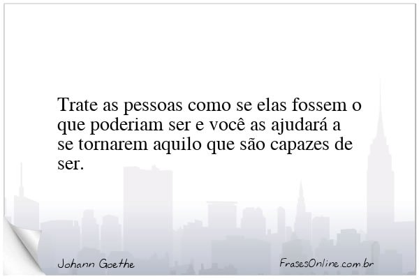 Frase de Johann Goethe