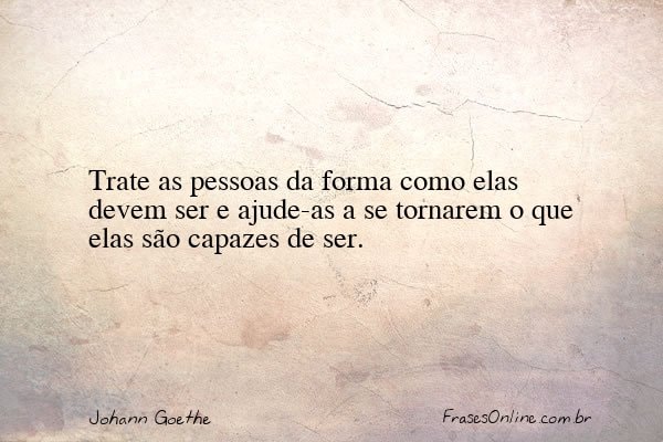 Frase de Johann Goethe
