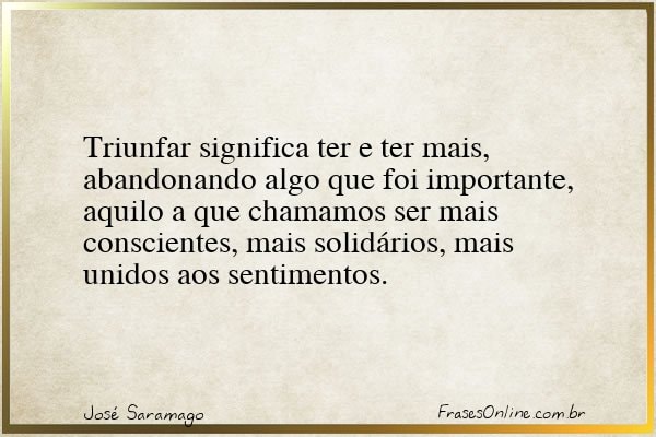 Frase de José Saramago