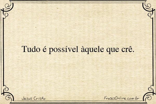 Frase de Jesus Cristo