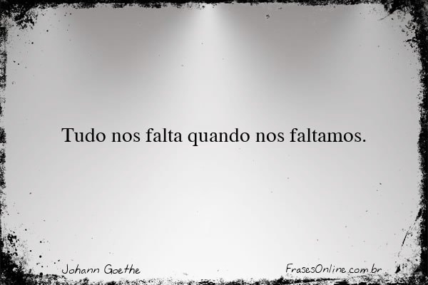 Frase de Johann Goethe