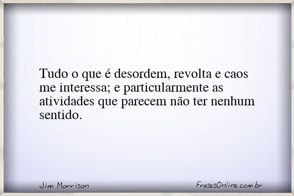 Frase de Jim Morrison