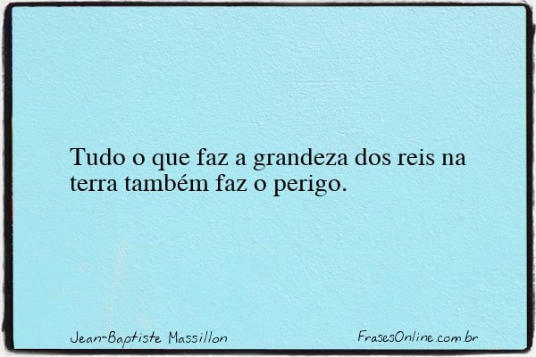 Frase de Jean-Baptiste Massillon