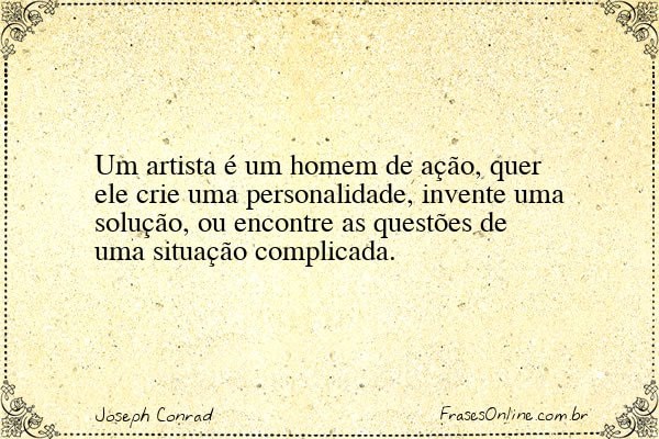 Frase de Joseph Conrad