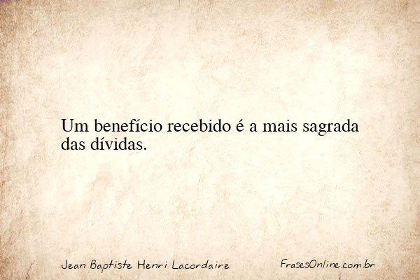 Frase de Jean Baptiste Henri Lacordaire
