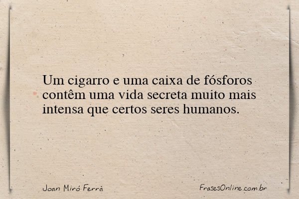 Frase de Joan Miró Ferrà