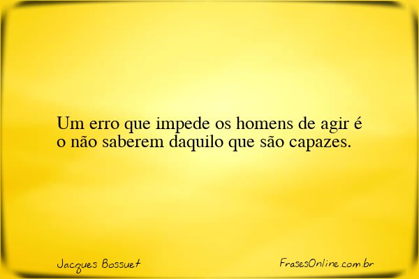 Frase de Jacques Bossuet