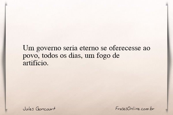Frase de Jules Goncourt