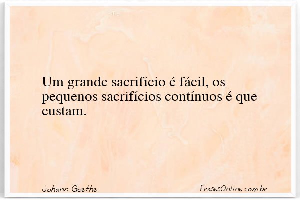 Frase de Johann Goethe