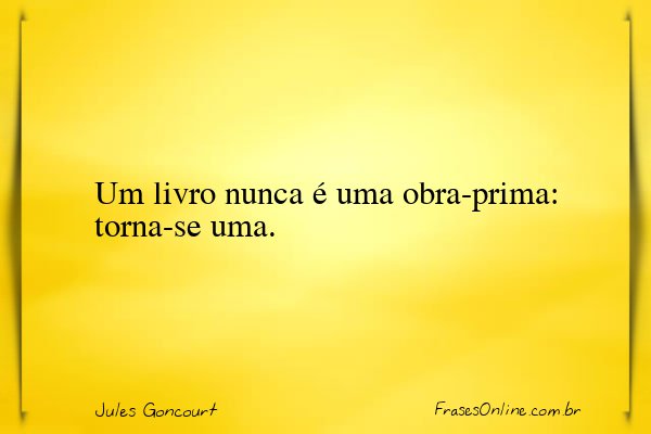 Frase de Jules Goncourt