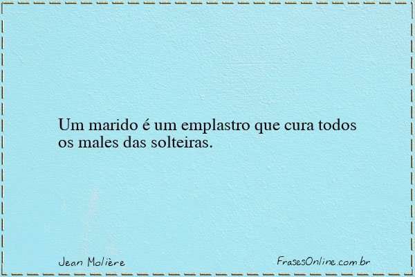 Frase de Jean Molière