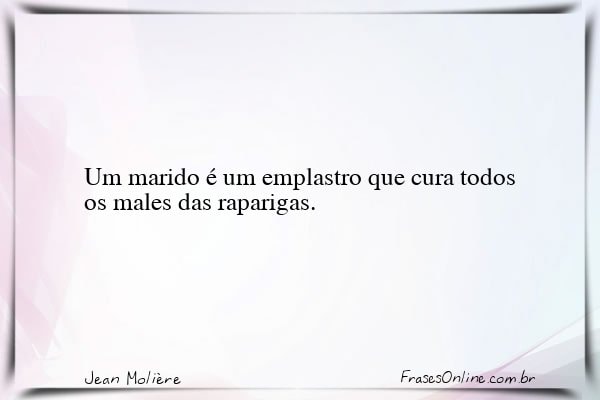 Frase de Jean Molière