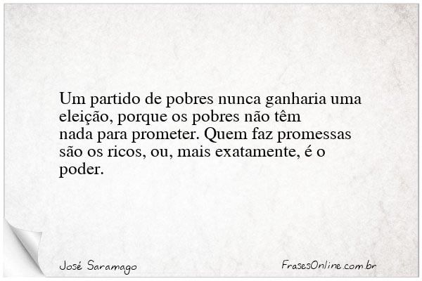 Frase de José Saramago