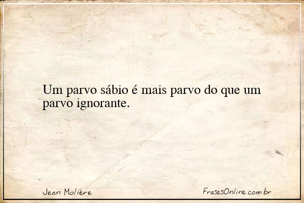 Frase de Jean Molière