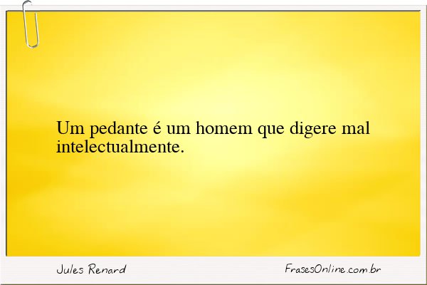 Frase de Jules Renard