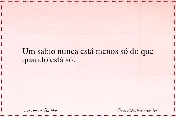 Frase de Jonathan Swift