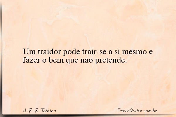 Frase de J. R. R. Tolkien