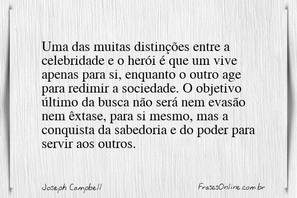 Frase de Joseph Campbell