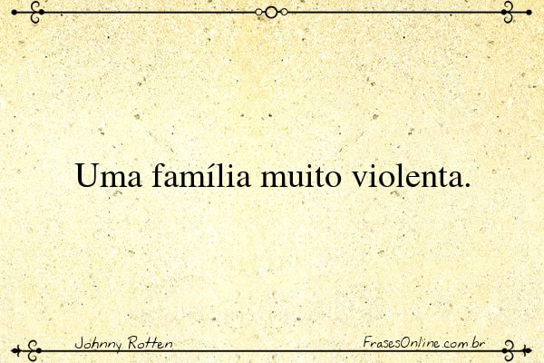 Frase de Johnny Rotten