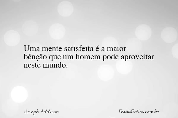 Frase de Joseph Addison
