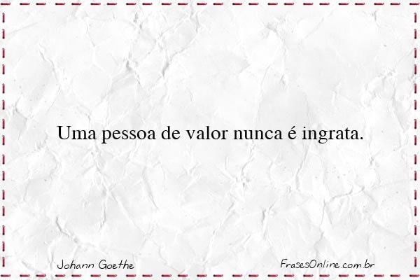 Frase de Johann Goethe