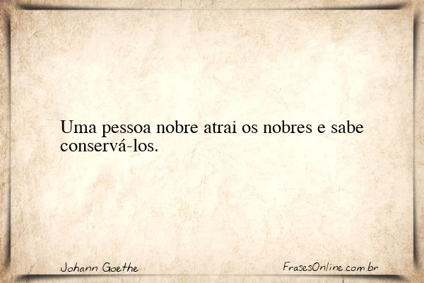 Frase de Johann Goethe