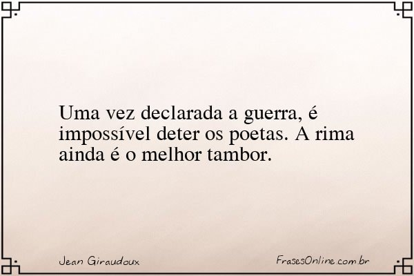 Frase de Jean Giraudoux
