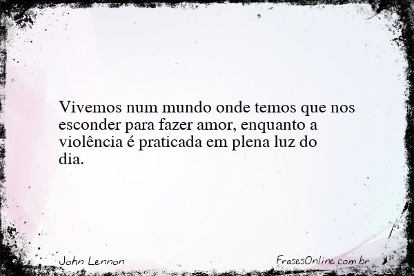 Frase de John Lennon