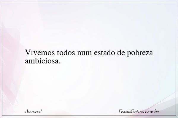 Frase de Juvenal