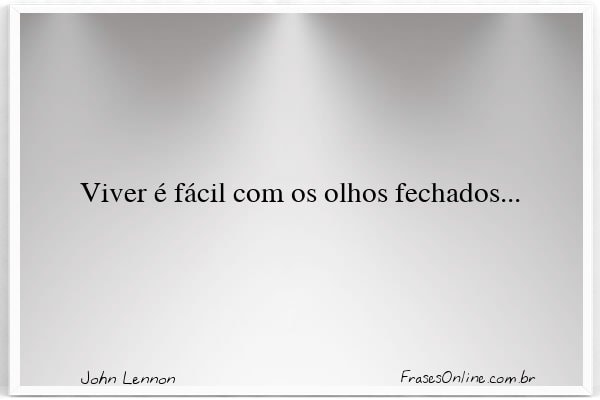 Frase de John Lennon