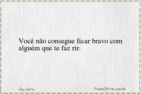 Frase de Jay Leno