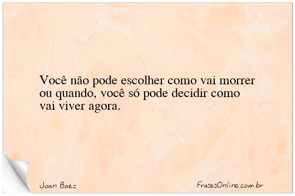 Frase de Joan Baez