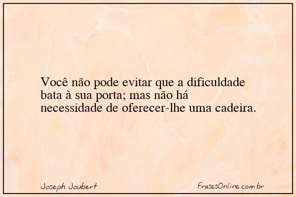 Frase de Joseph Joubert