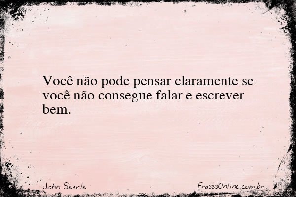 Frase de John Searle