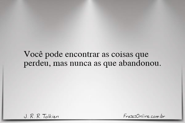 Frase de J. R. R. Tolkien