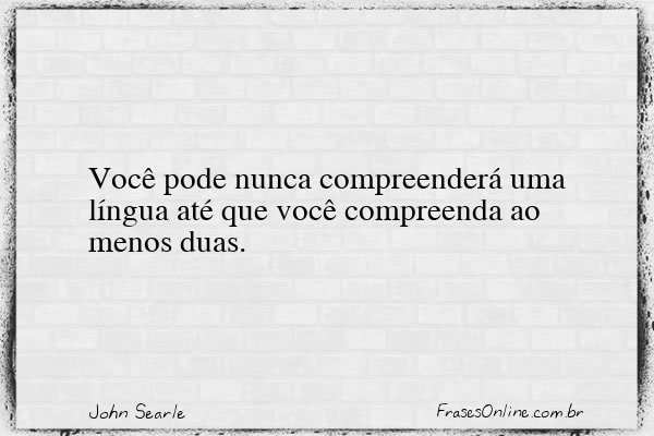 Frase de John Searle