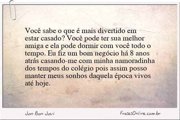 Frase de Jon Bon Jovi